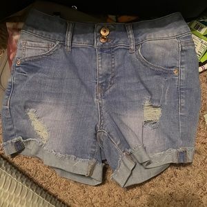 vanilla star jean shorts
